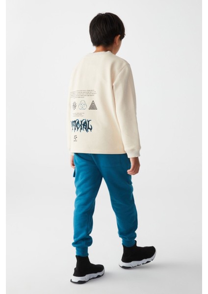 65302 Erkek Çocuk Yeşil Shapes Pantolon fırsatları