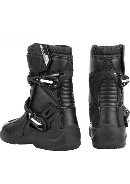 Motosiklet Turing Korumalı Bot Off-Road Motocross Tpu Yüksek Dirençli Kabuk Waterproof Motor Botu indirimleri