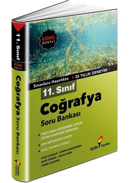 Aydın 11. Sınıf Coğrafya Konu Özetli Soru Bankası Aydın Yayınları