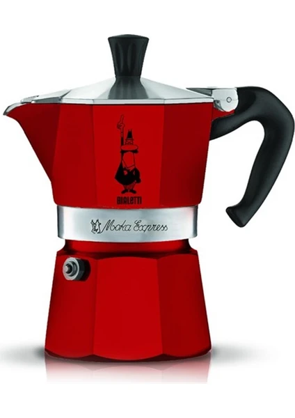 BIALETTI 4942 KIRMIZI MOKA EXPRESS KAHVE MAKİNESİ