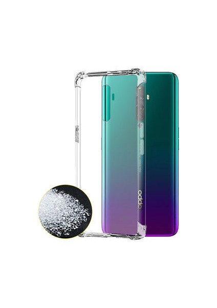 Oppo A9 2020 Köşe Korumalı Şeffaf Jelly Premium Silikon Kılıf