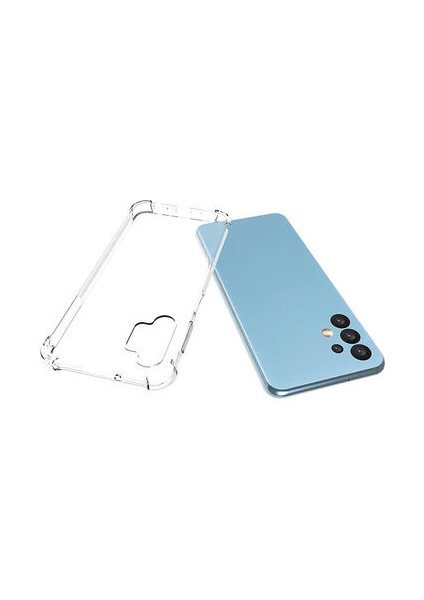Samsung Galaxy A13 4g Köşe Korumalı Şeffaf Jelly Premium Silikon Kılıf