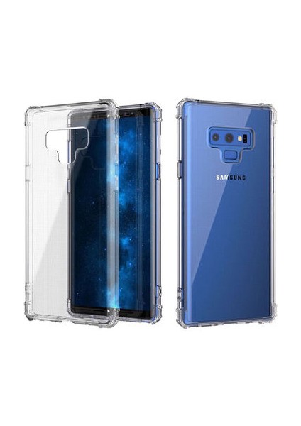 Samsung Galaxy Note 9 Köşe Korumalı Şeffaf Jelly Premium Silikon Kılıf