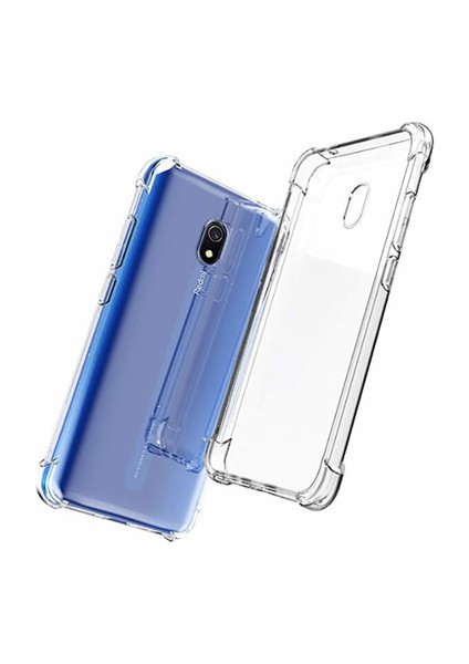 Redmi 8A Köşe Korumalı Şeffaf Jelly Premium Silikon Kılıf