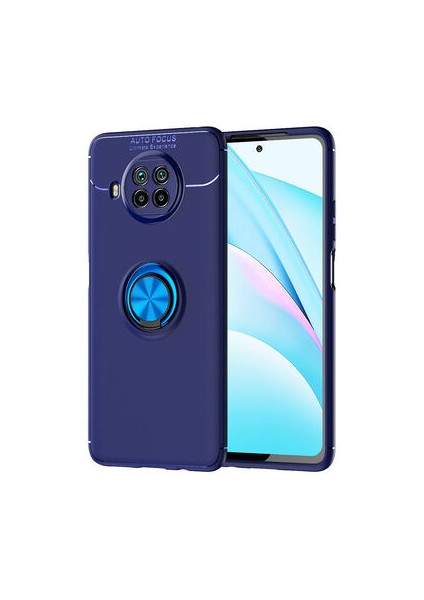 Redmi Note 9 Pro 5g Ultra Koruma Sağlayan Stant Özellikli Yüzüklü Ravel Silikon Kılıf