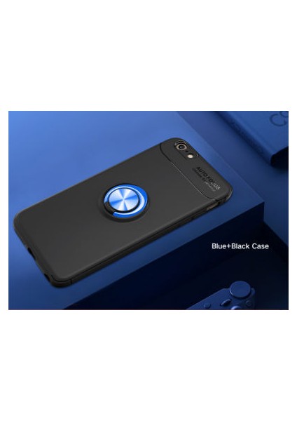 iPhone 6s Ultra Koruma Sağlayan Stant Özellikli Yüzüklü Ravel Silikon Kılıf
