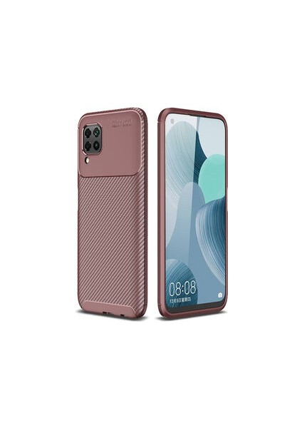 Huawei P40 Lite Gofret Desenli Ultra Koruma Sağlayan Negro Silikon Kılıf