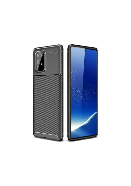 Techno Guru Samsung Galaxy S10 Lite Gofret Desenli Ultra Koruma Sağlayan Negro Silikon Kılıf