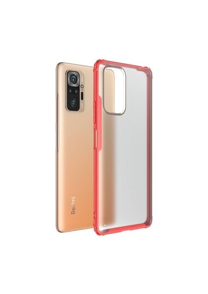 Redmi Note 10 Pro Sert Yapılı ve Köşe Korumalı Arkası Buğulu Şık Volks Premium Kılıf