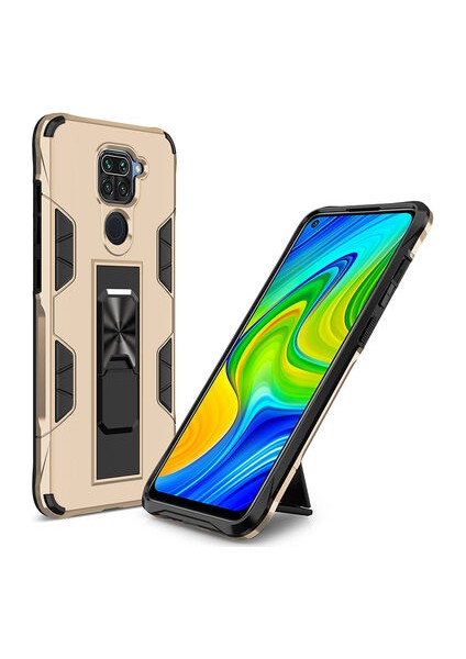 Redmi Note 9 Stantlı ve Tam Koruma Sağlayan Şık Volve Premium Sert Silikon Kılıf