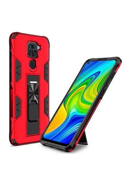 Redmi Note 9 Stantlı ve Tam Koruma Sağlayan Şık Volve Premium Sert Silikon Kılıf