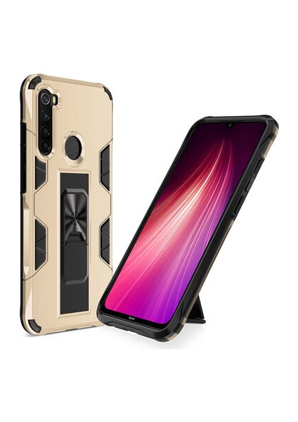 Redmi Note 8 Stantlı ve Tam Koruma Sağlayan Şık Volve Premium Sert Silikon Kılıf