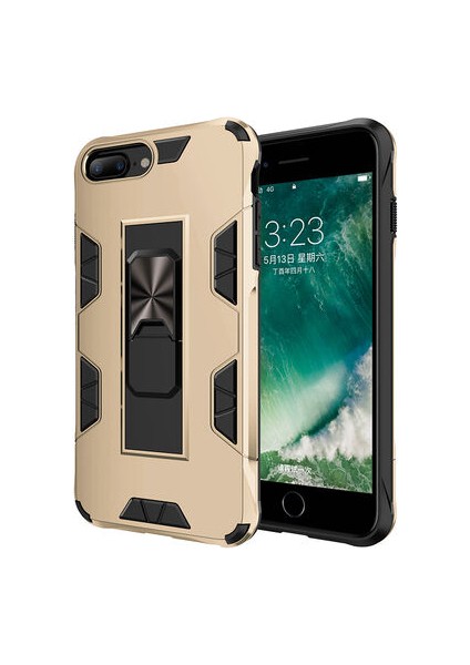 iPhone 6s Plus Stantlı ve Tam Koruma Sağlayan Şık Volve Premium Sert Silikon Kılıf