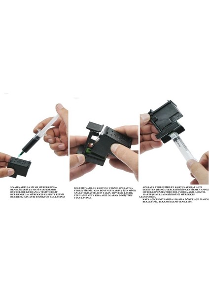 Canon E414/404/484/E474 Yazıcı Uyumlu Kartuş Dolum Seti PG46/CL56 1000 Gr. Siyah + 3 x 500 Gr. Renkli fırsatları