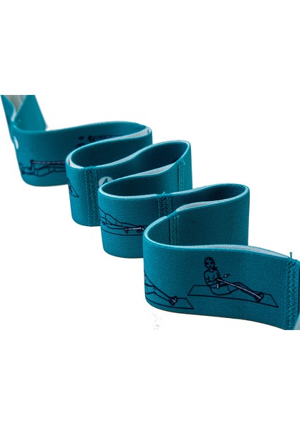 Gri Tarzı Sıcak Yoga Esnek Kemer 8 Segment Eğitim Pilates Elastik Bantlar Latin Dans Spor Salonu Fitness Egzersiz Aksesuarları (Yurt Dışından) fırsatları