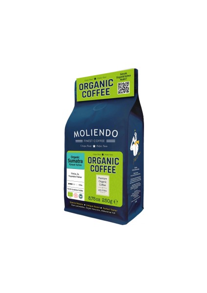 Moliendo Organik Sumarta Yöresel Kahve (Çekirdek Kahve) 250 g