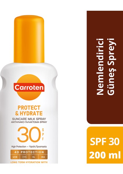 Nemlendirici Güneş Spreyi SPF30 200ML