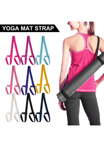 C Tarzı Yoga Mat Kayışı Kemer Ayarlanabilir Spor Sling Omuz Taşıma Askısı Kemer Egzersiz Streç Elastik Yoga Kemeri Yoga Mat Bağlama Kemeri (Yurt Dışından) fırsatları