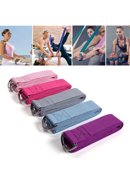 D Tarzı Kadın Yoga Streç Askı D-Ring Kemer Yoga Kemeri Spor Egzersiz Spor Salonu Halat Bel Bacak Direnci Fitness Band Spor Yoga Kayışı (Yurt Dışından)