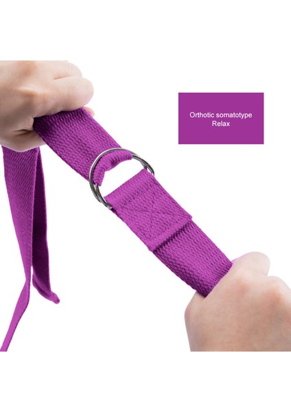 D Tarzı Kadın Yoga Streç Askı D-Ring Kemer Yoga Kemeri Spor Egzersiz Spor Salonu Halat Bel Bacak Direnci Fitness Band Spor Yoga Kayışı (Yurt Dışından)