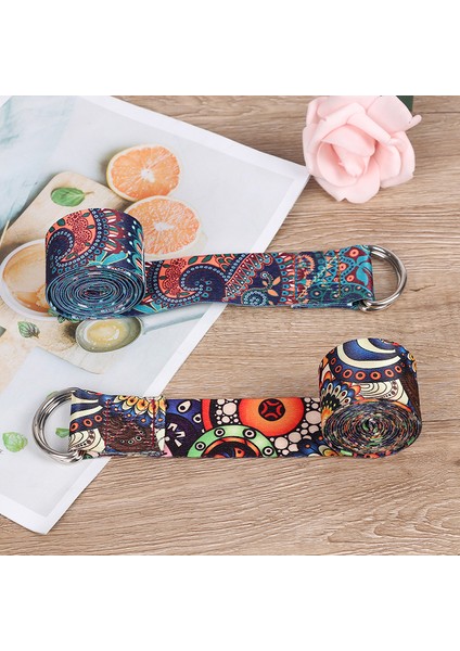 Bg Tarzı D-Ring Kemerler Yoga Kayışı Spor Halat Renkli Baskılı Ayarlanabilir Yoga Kemeri Yoga Streç Kemer Yıkanabilir Spor Streç Askı Sahne (Yurt Dışından) indirimleri