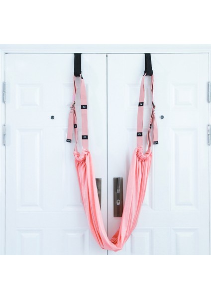 YJ43-PEMBE Tarzı Esneklik Esneme Bacak Sedye Kayışı Bale Tezahürat Dans Jimnastik Eğitmeni Konfor Tasarım Yoga Esnek Kemer Yoga (Yurt Dışından)