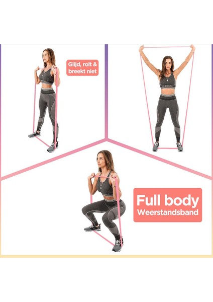 Pembe Tarzı Direnç Bandı Uzun Ganimet Bandı Eğitim Yoga Fitness Egzersiz Spor Salonu Egzersiz Bantları Uyluk Glute Butt Squat Kolları Kaymaz (Yurt Dışından) indirimleri