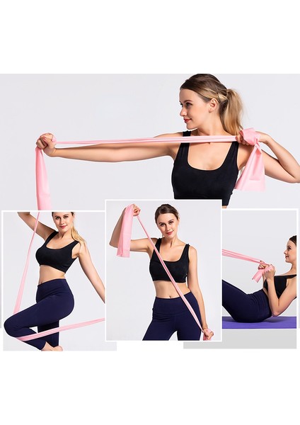 Yeşil Stil 1.5m Şeker Renk Çok Fonksiyonlu Yoga Kayışı Elastik Gerginlik Kemeri Spor Spor Direnç Bandı Jimnastik Germe Kemeri Yoga Yardımcıları (Yurt Dışından) modelleri