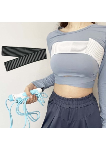 Beyaz Stil Spor Göğüs Kemeri Yüksek Mukavemetli Sıkıştırma Göğüs Koşu Ipi Atlama Yoga Spor Salonu Gücü Eğitimi Kadınlar Için Büyük Göğüsler (Yurt Dışından) fiyatları