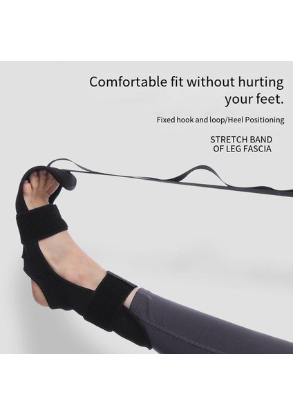 Pembe Tarzı Yoga Ligament Germe Bacak Sedye Kayışı Bale Tezahürat Dans Jimnastik Eğitmen Yoga Esneklik Bacak Streç Kemer (Yurt Dışından)