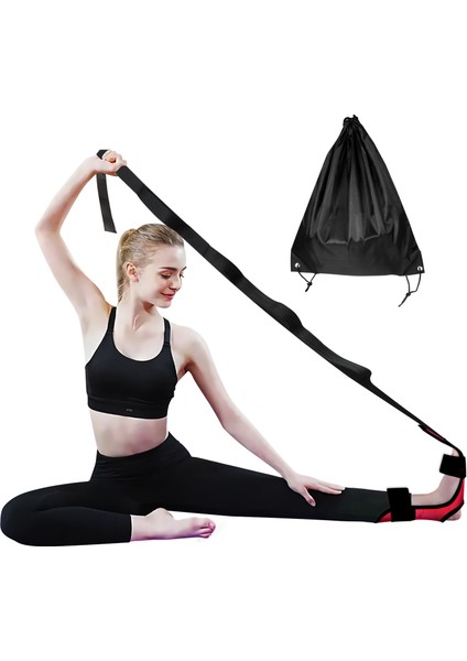 Kırmızı Stil Yoga Esneklik Fasya Sedye Ayak Bileği Bacak Germe Dans Jimnastik Bale Eğitmeni Bacak Fasiit Düzeltme Yoga Kemeri (Yurt Dışından)