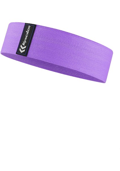 Mor Tarzı L Boyutu Yoga Çekme Kayışı Kemer Polyester Lateks Elastik Latin Dans Germe Bandı Döngü Yoga Pilates Spor Salonu Fitness Egzersiz Direnç Bantları (Yurt Dışından)