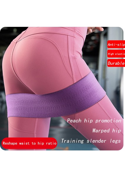 Mor Tarzı L Boyutu Yoga Çekme Kayışı Kemer Polyester Lateks Elastik Latin Dans Germe Bandı Döngü Yoga Pilates Spor Salonu Fitness Egzersiz Direnç Bantları (Yurt Dışından) fiyatları