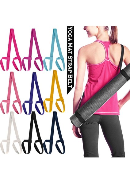 Mavi Stil Yüksek Li Yoga Mat Kayış Kemer Ayarlanabilir Spor Sling Omuz Taşıma Kemeri Egzersiz Streç Spor Elastik Yoga Kemeri (Yurt Dışından) indirimleri