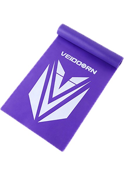 Mor Tarzı S Boyutu Veidoorn Yoga Spor Direnç Bandı Lateks Elastik Streç Gerginlik Çekme Halatı Egzersiz Kapalı Eğitim Egzersiz Spor Salonu Kız (Yurt Dışından)