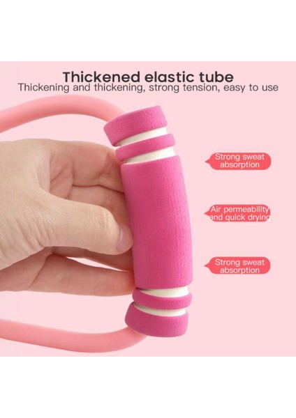 Pembe Tarzı Yoga Direnç Bandı Genişletici Elastik Halat Şekil 8 Direnç Egzersiz Bandı Fitness Band Kauçuk Çekme Halatı Eğitim Çekme Halatı 8 (Yurt Dışından) modelleri