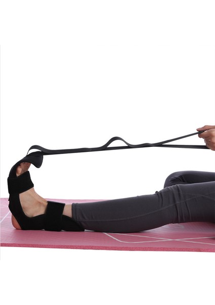 Mavi Stil Yoga Esneklik Esneme Bacak Sedye Kayışı Pilates Bale Tezahürat Dans Jimnastik Eğitmeni Yoga Esneklik Bacak Streç (Yurt Dışından)