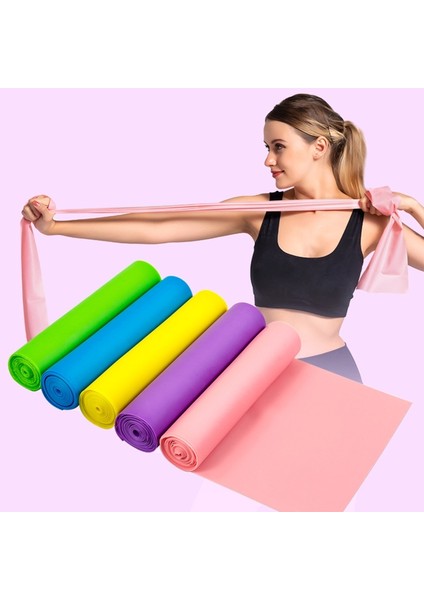 4XBB6EE803433-Y-1 Stili Elastik Yoga Kayışı Pilates, Dans ve Jimnastik Için Elastik Egzersiz Kayışı (Yurt Dışından) modelleri