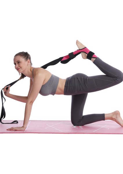 Mavi Stil 1 Adet Yoga Esneklik Streç Bant Bacak Fasya Sedye Kayışı Bale Jimnastik Eğitmeni Yoga Esneklik Bacak Esnek Kemer (Yurt Dışından)