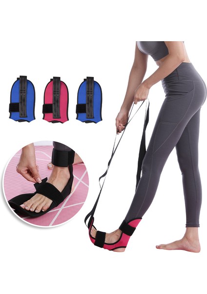 Mavi Stil 1 Adet Yoga Esneklik Streç Bant Bacak Fasya Sedye Kayışı Bale Jimnastik Eğitmeni Yoga Esneklik Bacak Esnek Kemer (Yurt Dışından)