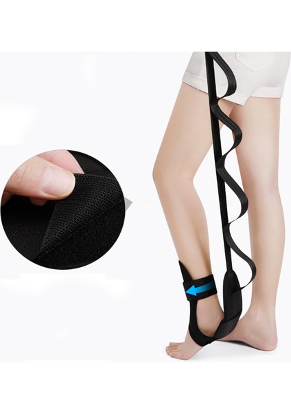 Mavi Stil 1 Adet Yoga Esneklik Streç Bant Bacak Fasya Sedye Kayışı Bale Jimnastik Eğitmeni Yoga Esneklik Bacak Esnek Kemer (Yurt Dışından)