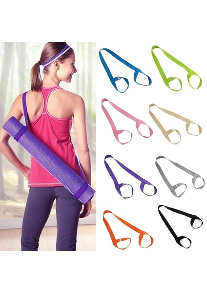 Yeşil Tarzı Yoga Mat Ayarlanabilir Omuz Askısı Taşıyıcı Omuz Taşıma Bel Için Yoga Mat Sling (Yurt Dışından)