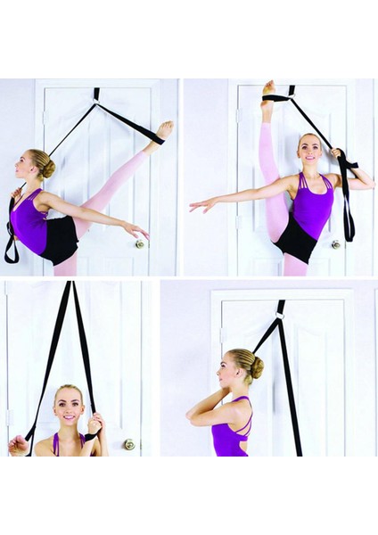 Kapı Esnekliği Esneme Bacak Sedye Kayışı Bale Tezahürat Dans Jimnastik Eğitmen Yoga Esneklik Bacak Streç Kemer (Yurt Dışından)