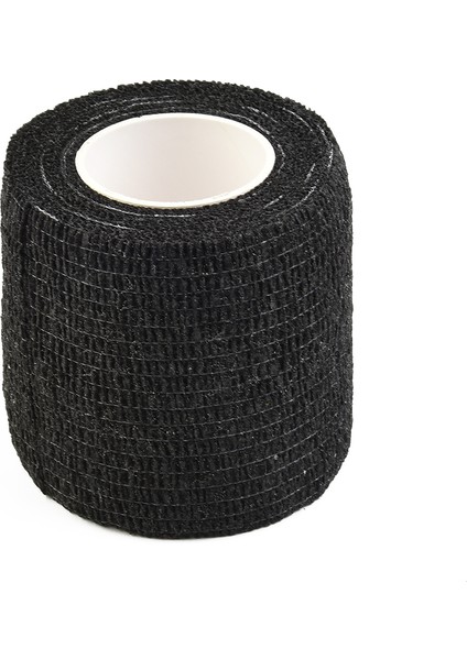 Siyah Stil Yapışkanlı Bandaj Bandaj Kendinden Yapışkanlı 5 cm x Sabit Bandaj Dokunmamış Elastik Spor Bandaj Çok Fonksiyonlu Diz Sarar (Yurt Dışından) fırsatları