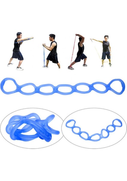 Kırmızı Stil 7 Delik Elastik Silikon Fitness Pilates Egzersiz Yoga Direnç Bandı Halat Vücut Egzersiz Bandı Kas Eğitimi Ev Spor Salonu Aracı (Yurt Dışından) modelleri