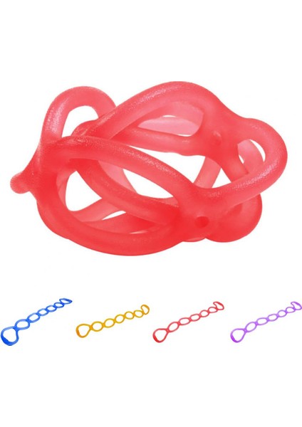 Kırmızı Stil 7 Delik Elastik Silikon Fitness Pilates Egzersiz Yoga Direnç Bandı Halat Vücut Egzersiz Bandı Kas Eğitimi Ev Spor Salonu Aracı (Yurt Dışından) fırsatları