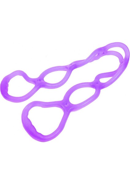 Kırmızı Stil 7 Delik Elastik Silikon Fitness Pilates Egzersiz Yoga Direnç Bandı Halat Vücut Egzersiz Bandı Kas Eğitimi Ev Spor Salonu Aracı (Yurt Dışından) indirimleri