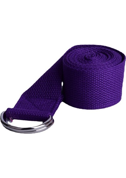 Mor Tarzı 1 Parça Yoga Askısı Streç Pamuk Eğitim Yardımcı Streç Kemer Yoga Streç Kemer (Mor) (Yurt Dışından)