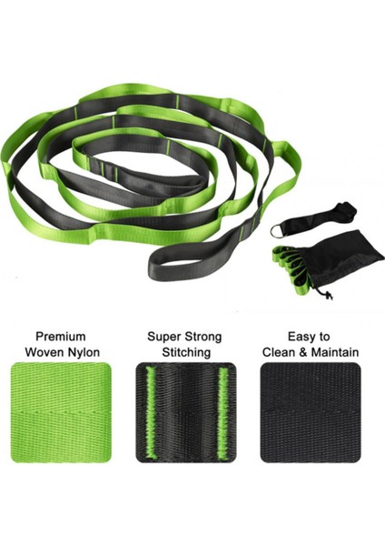 Kırmızı Stil Uzatılmış 12 Bölümlü Direnç Bandı Aşınmaya Dayanıklı Direnç Bandı Pilates Yoga Için Germe Egzersiz Çekme Kayışı (Yurt Dışından) indirimleri