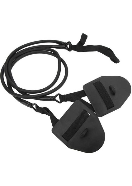 Siyah Kol Gücü Eğitmeni Iyi Esneklik Ergonomik Kayma Önleyici Uygun Lateks Yüzme Kol Gücü Eğitmeni El Küreği ile (Yurt Dışından)